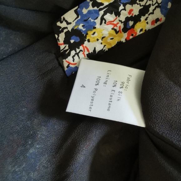 Veronica Beard Annika Floral Print Strapless Dress - Picture 9 of 9